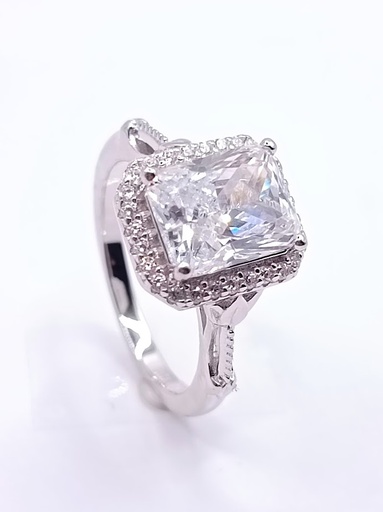 SL90764A1 Anillo Plata Rodio