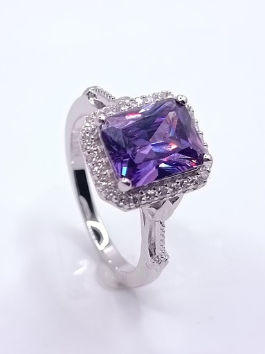 SL90764E1 Anillo Plata Amatista