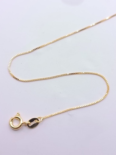 VENECIANA PLATA ENCHAPADA 24K 