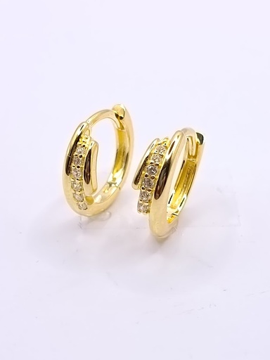 [2020511611005] 23303XESYSH1 Aro Plata Argolla Enchapada 18k