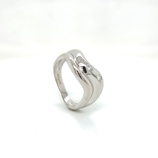 27765FRSWSH1 Anillo Plata Rodinada 