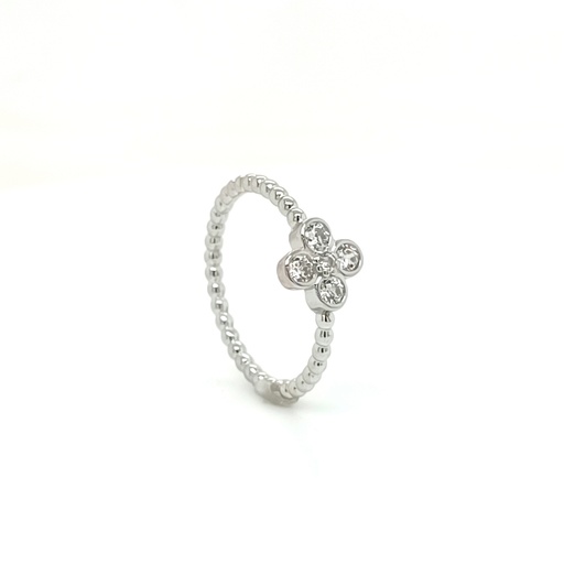 29070XRSWSH1 Anillo Plata Rodinada 