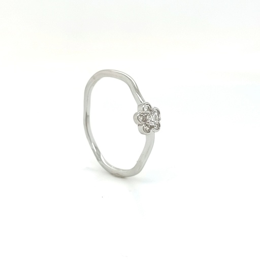 29071XRSWSH1 Anillo Plata Flor Ligera