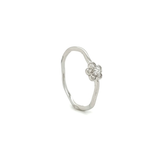 29071XRSWSH1 Anillo Plata Rodinada 