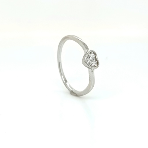 29072XRSWSH1 Anillo Plata Corazón Ligero