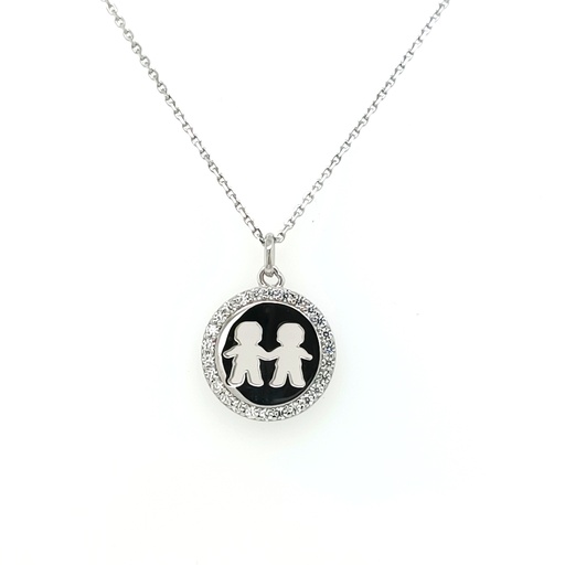 [2080321511452] 29099XNSWSH1 Collar Plata Niños