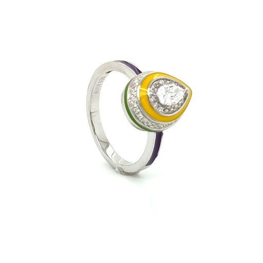 SL10107A1 Anillo Plata Esmalte
