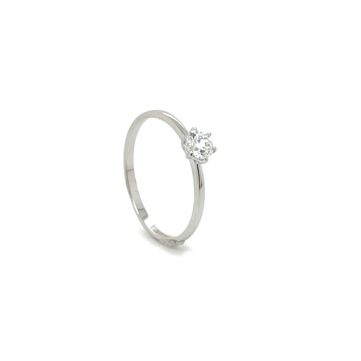 A 3534.1 W Anillo Oro Blanco Circon