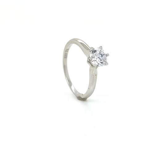SL30879A1G Anillo de Plata Moisanita