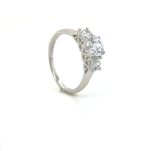 SL90786A1G Anillo de Plata Moisanita