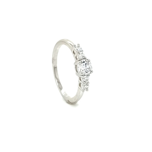 SL91179A1G Anillo de Plata Moisanita