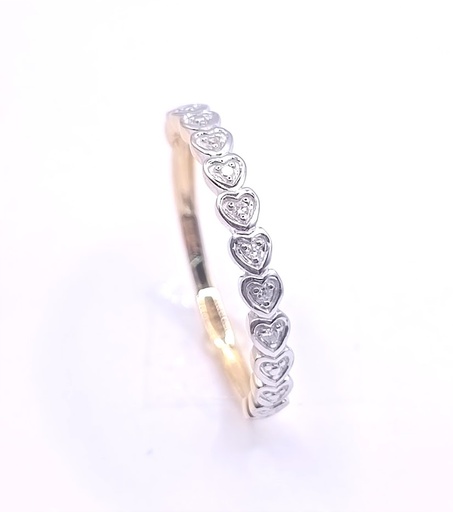 KR05-79610-DIA Anillo Oro Amarillo Brillante 