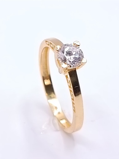 0-0SZR0293-FCZ Anillo Oro Amarillo Solitario 5MM