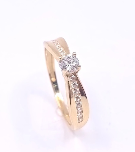 VX-VXSZR0318-FCZ Anillo Oro Amarillo Circon