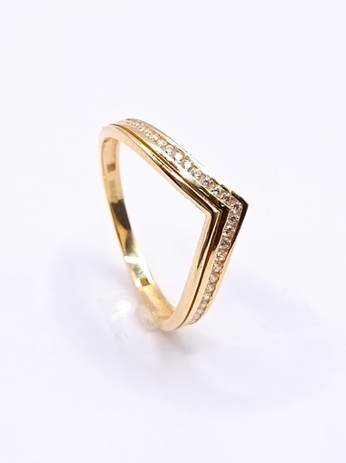 VX8-VX8ZR0798 Anillo Oro Amarillo Circon