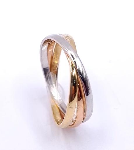 XAR201046-TC Anillo Oro Amarillo Circon
