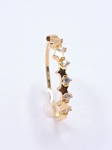 XXCR5939-FCZ Anillo Oro Amarillo Estrella