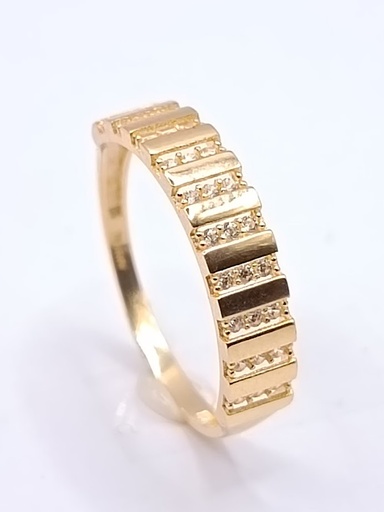 X11-X12ZR0764 Anillo Oro Amarillo Circon