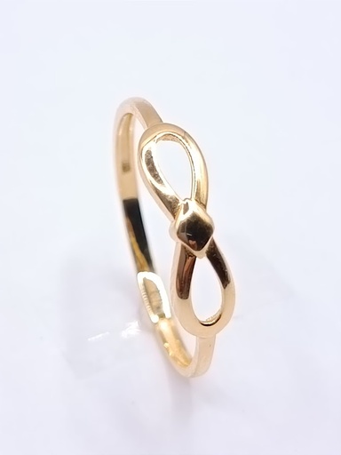 X3AR7193 Anillo Oro Amarillo Infinito Liso