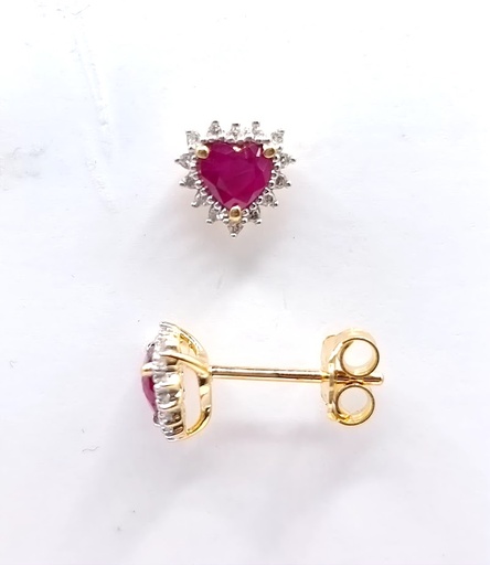 [1205123300] KE05-129149-**4 Aro Oro Amarillo Brillante Rubi 