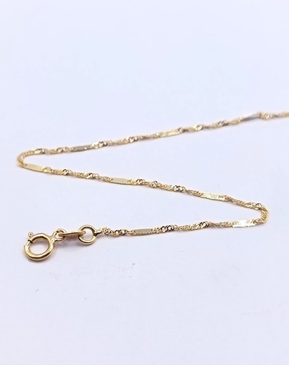 Cadena Oro Amarillo Singapur PL 017  