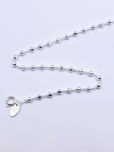 Cadena Plata Bolas CAF-FOR035PD30P05