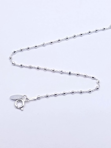 Cadena Plata Bolas CAF-FOR030PD20P05
