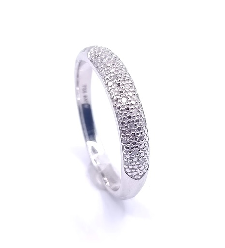 KR05-112958-**1 Anillo Oro Blanco Brillante