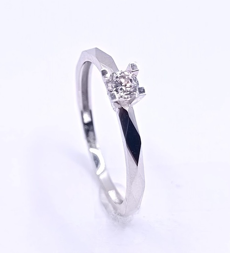 VX3-X3SZR0330-W-FCZ/LP Anillo Oro Blanco Circon