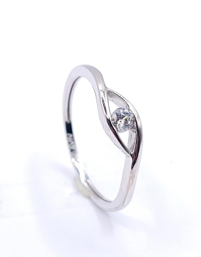 [3115003714] TYZ3214 (W) Anillo Oro Blanco Circon