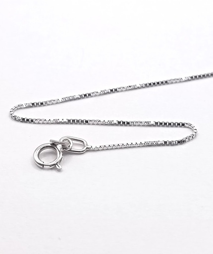 Cadena Oro Blanco Veneciana 040 