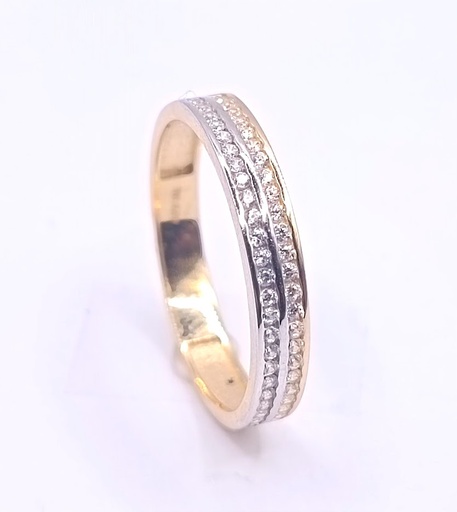 VX8-VX8ZR200165-YW Anillo Oro Bicolor Cintillo II
