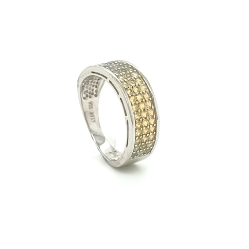 JRY6302Q-W Anillo Plata 