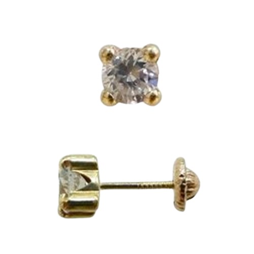 [1210093200] 1-628201PS Aro Oro Amarillo Bnco 4mm