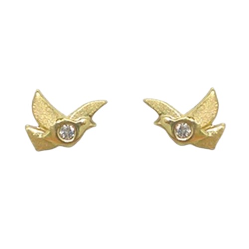 [1210126800] 1-659201PS Aro Oro Amarillo Paloma Circon