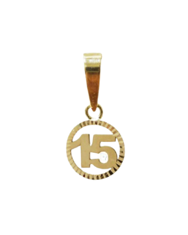 [1210202200] 1-139701C Colgante Oro Amarillo 15 Años