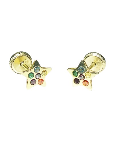 [1210203600] 1-542701PS6 Aro Oro Amarillo Estrella Colores