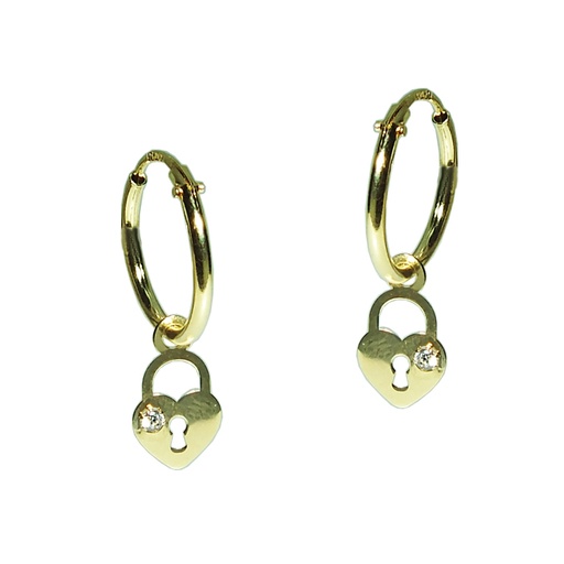 [1210204700] 1-511801AT8 Aro Oro Amarillo Argolla Ø1,1cm Candado