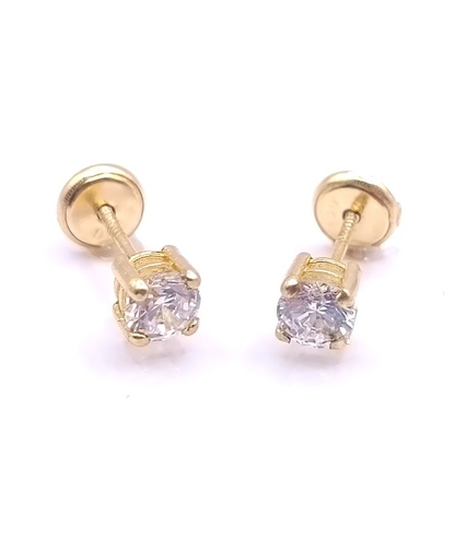 [1210208201] 1-550701PS4 Aro Oro Amarillo Chispita Circon