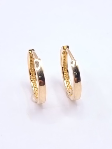 [1211146400] X3NHUE1851/LP Aro Oro Amarillo Argolla Lisa
