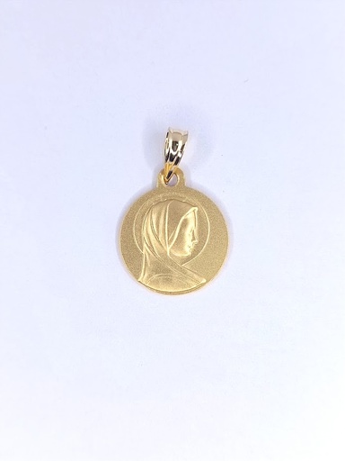 [1406100514] M1149 Medalla Oro Amarillo Virgen