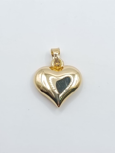 [1411157200] BSC50/STP13298-III Colgante Oro Amarillo Corazon Inflado