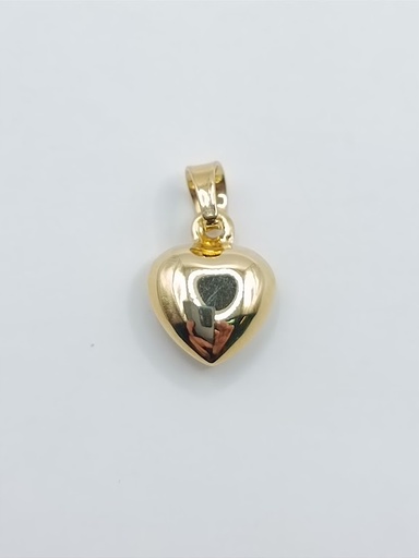 [1422102500] BSC50/STP0837-IV Colgante Oro Amarillo Corazon Inflado