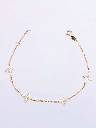 [1611102319] X6FOR6B4418-III Pulsera Oro Amarillo