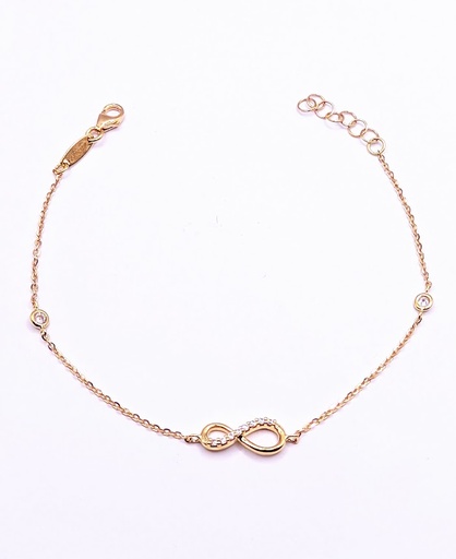 [1625100119] BRZ 1176 Pulsera Oro Amarillo Circon