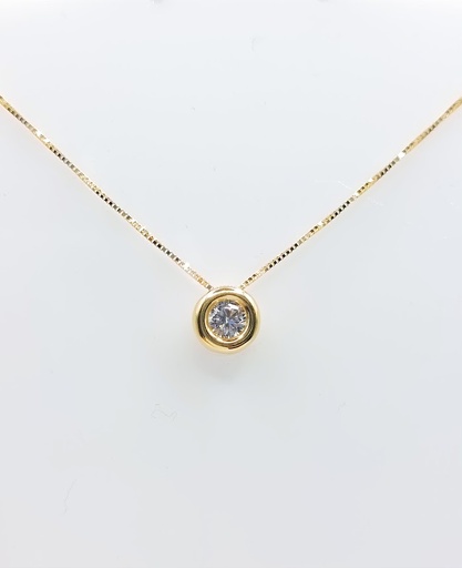 [1625102042] P 3159.4 Collar Oro Amarillo Circon