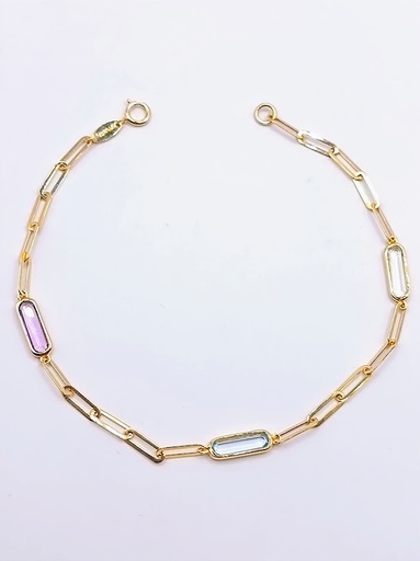[1635104919] KR(X-X9)JB0149-V Pulsera Oro Amarillo