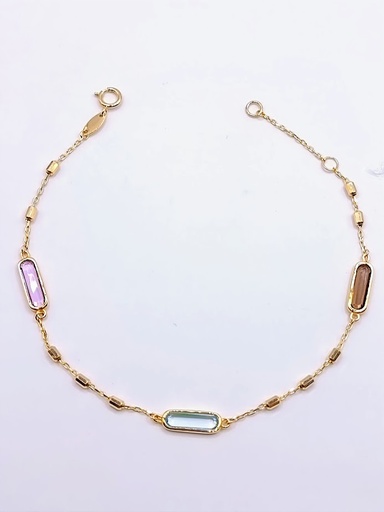 [1648105019] KR(X4-X11)FOR6B1804-III-DC Pulsera Oro Amarillo