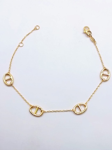 [1666105519] X5FOR6B11142-II Pulsera Oro Amarillo