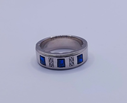 R-1004 Z Anillo Plata Zafiro